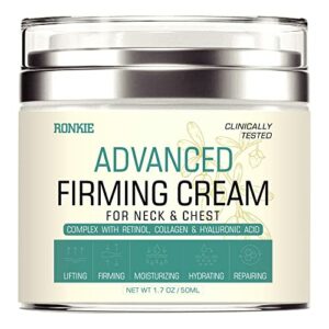 Neck Firming Cream Double Chin Reducer Neck and Chest Tightening Cream Anti Aging Moisturizer for Neck  Dcollet with Retinol Collagen  Hyaluronic