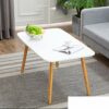 SHtables Coffee Table Square Multifunction Table Dining TableWhite Simplicity End Table LaptopFor Living Room BedroomMagazines Books  Plants Colo