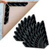 sundee Rug Gripper 16 Pcs Double Sided Reusable Non Slip Corner Grippers Carpet Gripper AntiCurling Super Stickiness Rug Pad for Wooden Tiled and