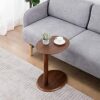 SFFZY Home Side Table Furniture Round Coffee Table for Living Room Small Bedside Table Design End Table Sofaside Minimalist Small Desk