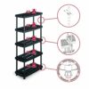 Terry, Scaffale 8040-5, Modular Shelving with 5 Shelves - 79x39x176 cm