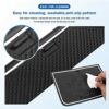 LUWU Compatible with Nissan Qashqai J11 SUV 2018-2022 2023 UK Car Mats Centre Console Armrest,Non-Slip Mats for Rubber Mats,Cup Holder,Door Seam,