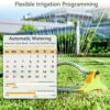 Water Timer for Irrigation, Diivoo Sprinkler Timer 2 Outlets, Automatic Hose Tap Timer, Garden Watering Systems With Rain Delay/Auto&Manual Mode