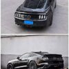 XJARVI Carbon Fiber Car Trunk Spoiler for Ford Mustang GT V8 V6 Coupe GT350 2015-2018, Premium Anti Scratch Trunk Tail Wing Modified Compatible C