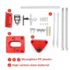 Woodworking Drill Locator, Adjustable Punch Locator Drill Template Guide, Woodworking Punch Locator Drilling Locator Tool Kit for Drilling Hole (