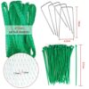 Garden Netting 4 X 10 m Green Anti Bird Netting Pond Trees Netting for Plants Protection Garden Mesh Fruit Pea Netting with 30 Pcs Cable Ties and