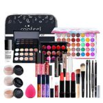 Professional Makeup SetMKNZOME Cosmetic Make Up Starter Kit With Storage Bag Portable Travel Make Up Palette Birthday Xmas Gift Set Full Sizes Ey