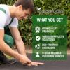 GardenGloss® Landscape Staples Made of Steel non-galvanized (50pcs) - Strong Garden Pegs Stakes for Weed Control Membrane, Netting and Fence - Gr