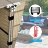 INMOFN 8PCs Patio Furniture Clips Sofa Clips for Outdoor Patio Garden Wicker Rattan Restaurant Rattan Chairs Garden AntiSlip Fasteners Clips 1.67