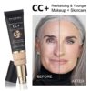 PHOERA Cosmetic CC Cream Full Coverage Foundation 32ml Hydrating AntiAging SPF 25 for christmas Makeup gifts100