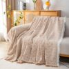 LHGOGO Sofa Throws Large 3 Seater Sofa Throw Blanket Versatile Reversible Throws for sofas Large Throws for Settees Couch Bed and Chair with Deco