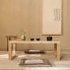 GYQWJPC Coffee table Wood Coffee Table End Table Short Table AllPurpose Use and Portability Beach Picnic Camp  Living Room Side Table End table C