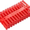 Rawlplug Uno Universal Contract Wallplug 6 mm RED | Rawl Plugs for Plasterboard, Masonry, Brick, Concrete | Solid Wall Plug Anti Rotation Feature