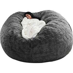 Oversized Bean Bag Chair CoverLiving Room Furniture Soft Washable MicroFiber Adult Beanbag Chair Outside Cover Lazy Sofa Bed Cover PV Velvet Bean