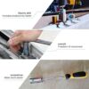 MIMIVIVA Universal Socket Wrench Set (7-19 mm),Suitable for Standard 1/4'' - 3/4'',with Multi-Function Power Drill Adapter, Universal Socket Set,