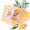 2Pcs Bath Soap Natural Organic Ginger Soap Bar Turmeric Essential Oil Moisturising Soap Bar for All Skin Types200g