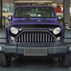 For Wrangler JK/JKU 2007-2018 Car Exterior Front Radiator Racing Grill Grille, Auto Abs Front Kidney Intake Grill Front Bumper Mesh Mask Trim Cov