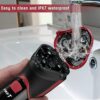 MAXT Mens Electric Shaver Rotary Razors for Men Cordless Rechargeable Wet and Dry Popup Trimmer IPX7 Waterproof with LCD Display Travel Lock  Fat