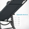 Heavy Duty Garden Furniture Sets Sun LoungerCamping Garden Chairs Folding Zero Gravity Deck Chair Recliner Reclining Waterproof Chaise Loungers M