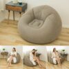 Maifa Bean Bag Chair  Foldable Flocking Inflatable Sofa  Living Room Outdoor Bean Bag Chair Lounger Ultra Soft Inflatable Lazy Sofa Couch