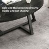 SAIAODI Coffee Tables for Living Room Oval Coffee Tables Modern Coffee Table Small Space Coffee Table End Tables Metal and MDF Top