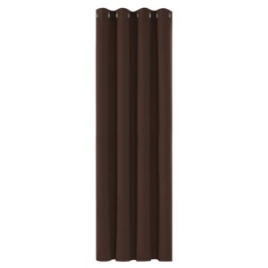 Deconovo 55 x 114 Inch Room Divider Curtain Super Soft Window Treartment Thermal Insulated Eyelet Energy Saving Window Curtain Decorative Curtain