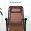 Heavy Duty Garden Furniture Sets Sun LoungerCamping Garden Chairs Folding Zero Gravity Deck Chair Recliner Reclining Waterproof Chaise Loungers M