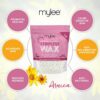 Mylee Professional Waxing Kit with Wax Heater Hard Wax Beads 500g Spatulas  Stripless Depilatory Waxing Pellets Solid Film Beans No Strip Needed