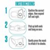 SponDuct Black Elastic Foam Sponge Face Mask Pack of 6 masks Washable  Reusable Breathable Mouth  Nose Cover with Exhalation Valve