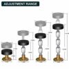 Krisler Adjustable Threaded Bed Frame Anti-Shake Tool for Bed, Headboard Stoppers, Bedside Headboards Prevent loosening Anti-Shake Fixer, Easy In