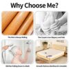 Rug Gripper for Wooden Floors Multipurpose Non Slip Area Rug Pad Mat Underlay Durable Anti Slip Rug Grips Carpet Grippers Easily Trimed for Tiles