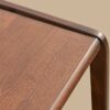 BAPYZ Fashion Leisure Solid Wood Sofa Side Table with Wheels Bedside Table Living Room Furniture Snack Table Bedroom Bedside Table