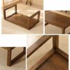 GYQWJPC Coffee table Wood Coffee Table End Table Short Table AllPurpose Use and Portability Beach Picnic Camp  Living Room Side Table End table C