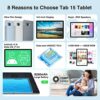 10.5 inch Tablet PC Blackview Tab 15 Android 12 Tablets 14GB128GBTF 1TB 8280mAh 18W Fast Charging 13MP8MP OctaCore FHD IPS Screen 4G LTE Tablets