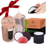 Love Our Planet Reusable Makeup Remover Pads I 18 Reusable Cotton Bamboo Pads I Reusable Make Up Pads Face Eye Remover Pads Washable Eco Friendly