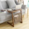 LXXSH Living Room Small Coffee Table and Several Corner Sofa Beds Bedroom Modern Small Mini Bedside Table