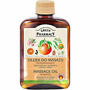 Green Pharmacy Hot Massage Oil Cinnamon Black Pepper and Orange Almond Oil Paraben