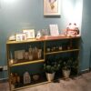 Interior Deco Tables Modern Style Accent Side Tables Simple Shelf Unit Display Storage Stand Golden Iron End Table Console Tables for Bar Living