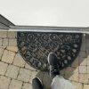 On1shelf Cast Iron Style Rubber Door Mats Half-Moon 45CMX75CM (99)