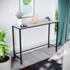 Home Source Hall Table Wood Cream 97 x 76 x 35 cm