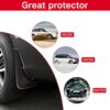 MSILVA 4pcs Compatible with Volvo XC60 2005-2013 car fender front and rear car modification accessories