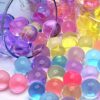 Jacisk Water Beads Kit 50000pcs & 100pcs Large Colorful Gel Soil Mud Bead Jelly Balls for Home Vase Decoration, Vase Filler