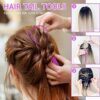 Topsy Tail Hair Tool MORGLES Hair Braiding Tool Purple