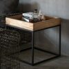 Round Coffee Table Coffee Table Rustic Wood Square Coffee Table for Living Room Side Table with Strong Metal Frame for Living Room Dining Room Co
