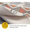 Boho Runner Rug 60x130cm Hallway Runner Machine Washable Carpet Runner with Tassel Cotton Area Rugs Carpet Runner Non Slip Hallway Rugs for Livin