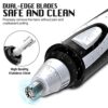 Ear and Nose Hair Trimmer Clipper 2022 Professional Painless Eyebrow  Facial Hair Trimmer for Men Women BatteryOperated Trimmer with IPX7 Waterpr