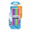 Paper Mate Non-Stop Mechanical Pencil | 0.7mm with Shock-Absorbing Tip | HB #2 | Assorted Barrel Colours | 10 Count
