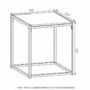 Tok Mark Traders Modern Homestead Rattan Tray Table Round Side Tables rattan design top Tray table Perfect living room accessory and ideal for re