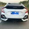 BELIKES Car Rear Spoilers Tail Wing Splitter Wing Diffuser Body, for Civic X 10th Hatchback 2017-2019 Styling Accessories