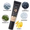 PHOERA Cosmetic CC Cream Full Coverage Foundation 32ml Hydrating AntiAging SPF 25 for christmas Makeup gifts100